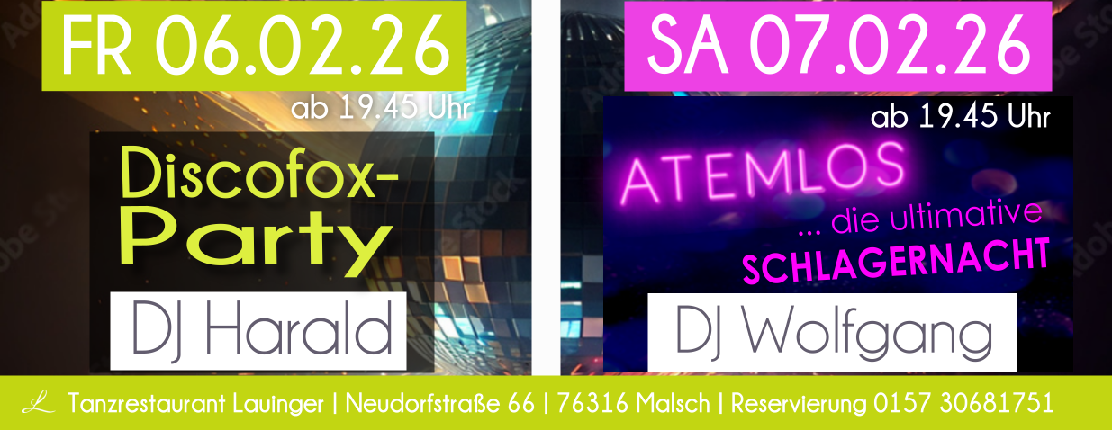 Tanzen und Feiern im Lauinger in Malsch