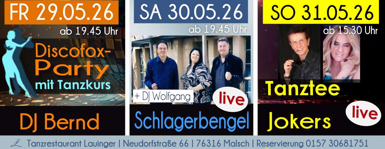 Tanzen und Feiern im Lauinger in Malsch