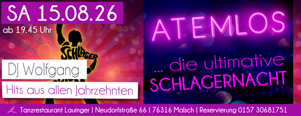 Tanzen und Feiern im Lauinger in Malsch