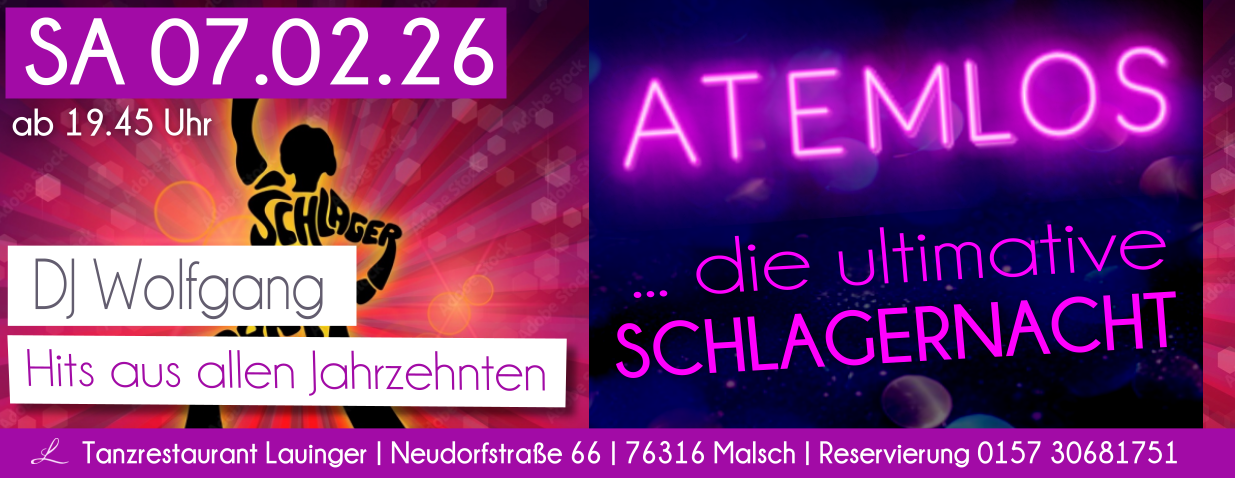 Tanzen und Feiern im Lauinger in Malsch