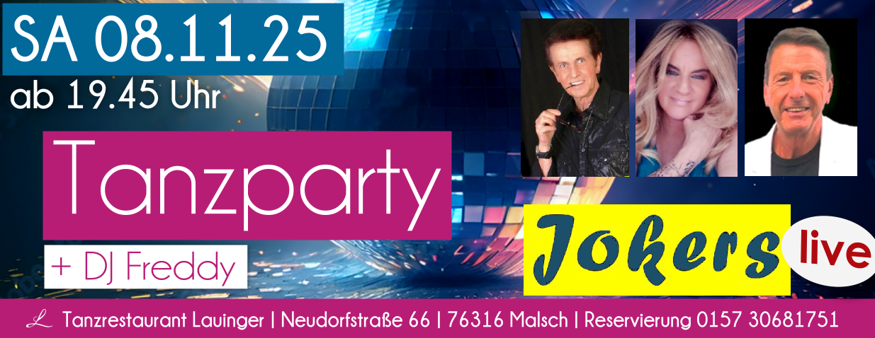 Tanzen und Feiern im Lauinger in Malsch