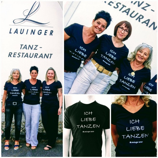 T-Shirts vom Tanzrestaurant Lauinger, Malsch